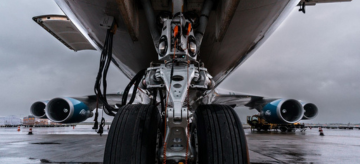 Carrello di un aeroplano