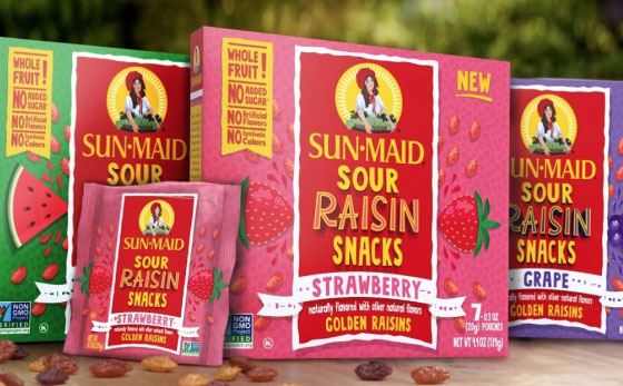 L’assistenza fornita a Sun-Maid per rispondere alla domanda di alimenti naturali da parte dei consumatori